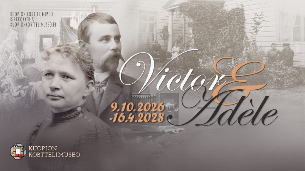 Victor ja Adele -näyttelyn juliste